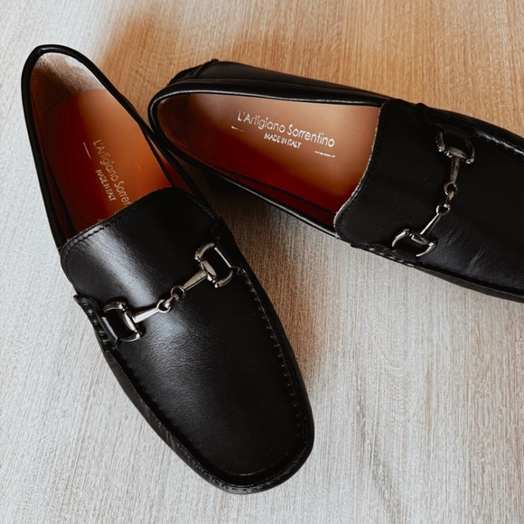 Other - Men’s Black Leather Loafers, *Brand New* Made in Italy